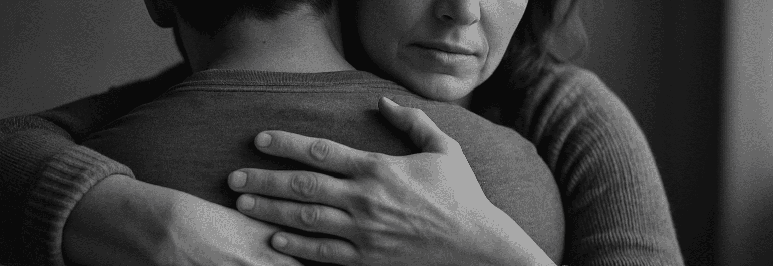 Mujer sentada en calma practicando Focusing y autoconocimiento corporal, proceso de experienciar con presencia y atención interior